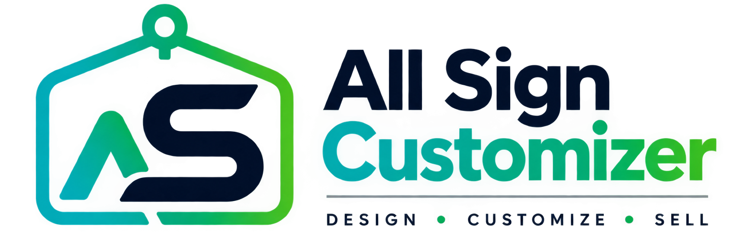 all sign customizer logo
