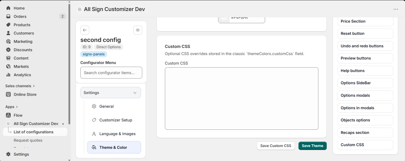 Custom CSS